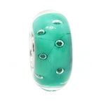 Ogerbeads Emerald Dewdrops green glass Gift by The Alternative Bead. Your official Ogerbeads Retailer from Germany