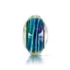 Aurora Charm Duel of Destiny Glass Bead blue; multicolor glass Bead by The Alternative Bead. Your official Aurora Charm Retailer from Germany
