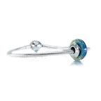 Aurora Charm Duel of Destiny Glass Bead blue; multicolor glass Bead by The Alternative Bead. Your official Aurora Charm Retailer from Germany