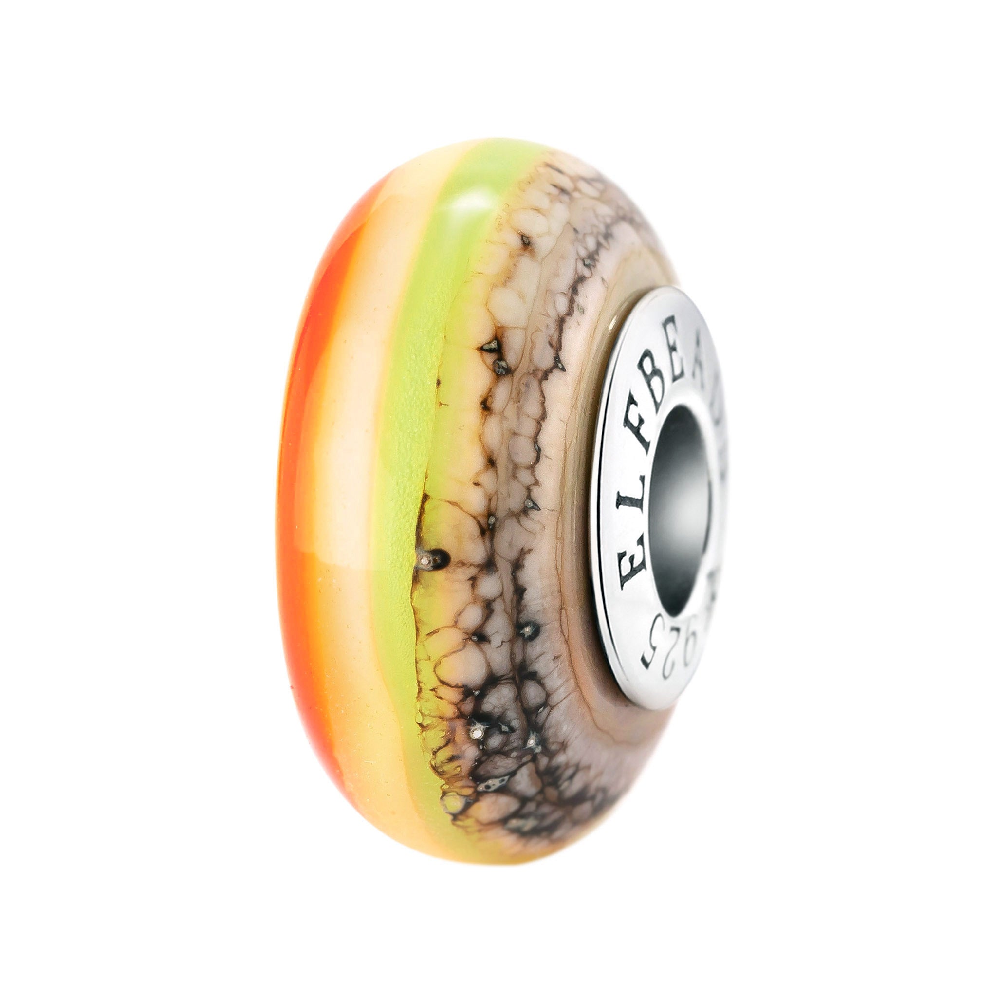 Elfbeads Coral Dune orange; brown glass Bead by The Alternative Bead. Your official Elfbeads Retailer from Germany