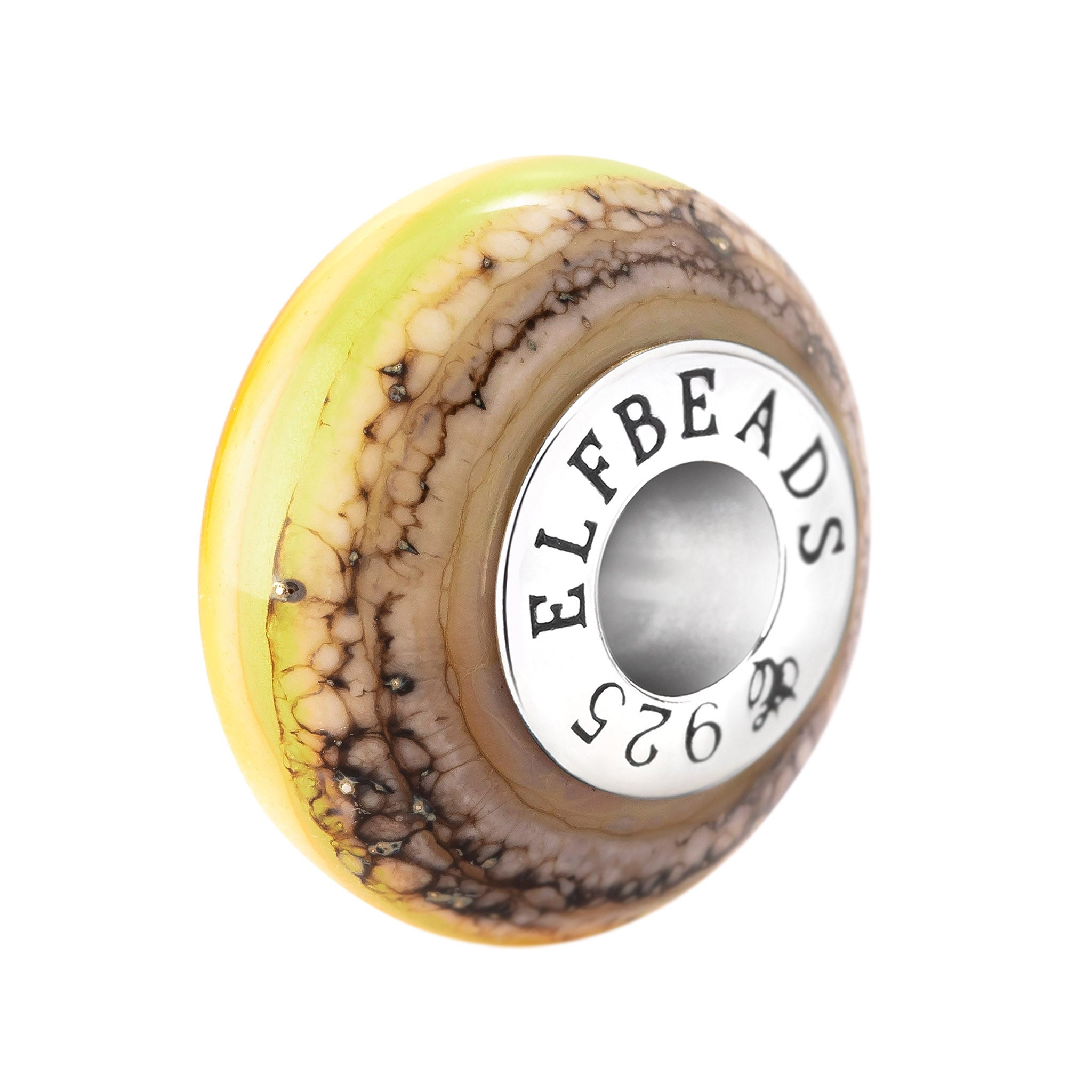 Elfbeads Coral Dune orange; brown glass Bead by The Alternative Bead. Your official Elfbeads Retailer from Germany