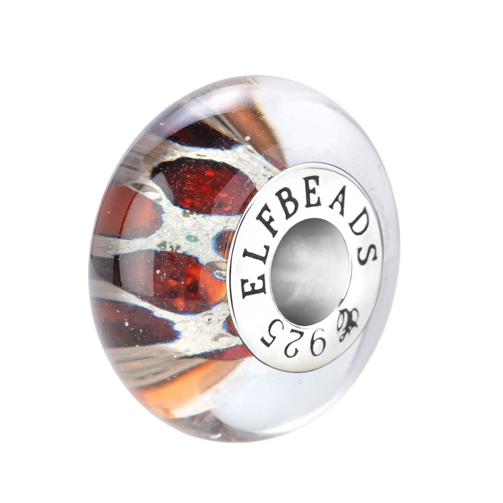 Elfbeads Coral Snakeskin  glass Bead by The Alternative Bead. Your official Elfbeads Retailer from Germany