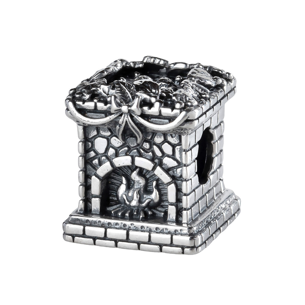 Elfbeads Cozy Fireplace silver sterling-silver Bead by The Alternative Bead. Your official Elfbeads Retailer from Germany