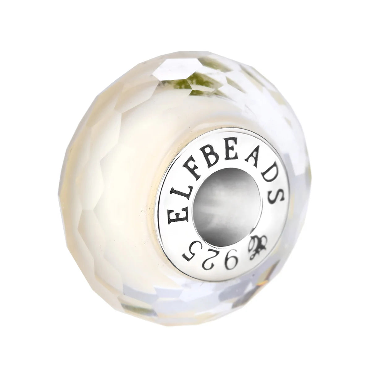 Elfbeads Cream Fractal beige glass Bead by The Alternative Bead. Your official Elfbeads Retailer from Germany