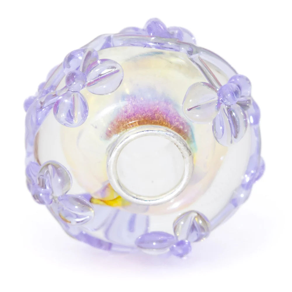 Elfbeads Crocus Flowertwig pink glass Bead by The Alternative Bead. Your official Elfbeads Retailer from Germany