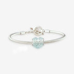 Praan Audrey Heart Charm blue crystal Bead by The Alternative Bead. Your official Praan Retailer from Germany