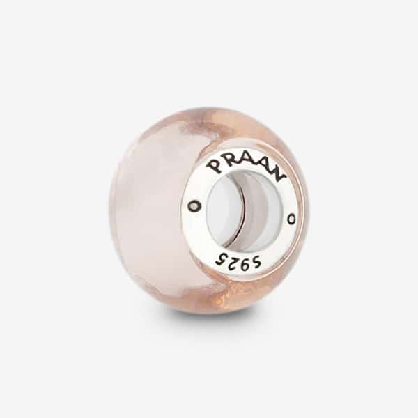 Praan Crystalline Rose Water pink crystal Bead by The Alternative Bead. Your official Praan Retailer from Germany