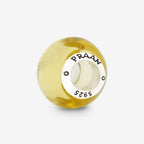 Praan Crystalline Yellow Cream yellow crystal Bead by The Alternative Bead. Your official Praan Retailer from Germany