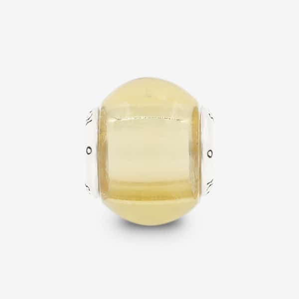 Praan Crystalline Yellow Cream yellow crystal Bead by The Alternative Bead. Your official Praan Retailer from Germany