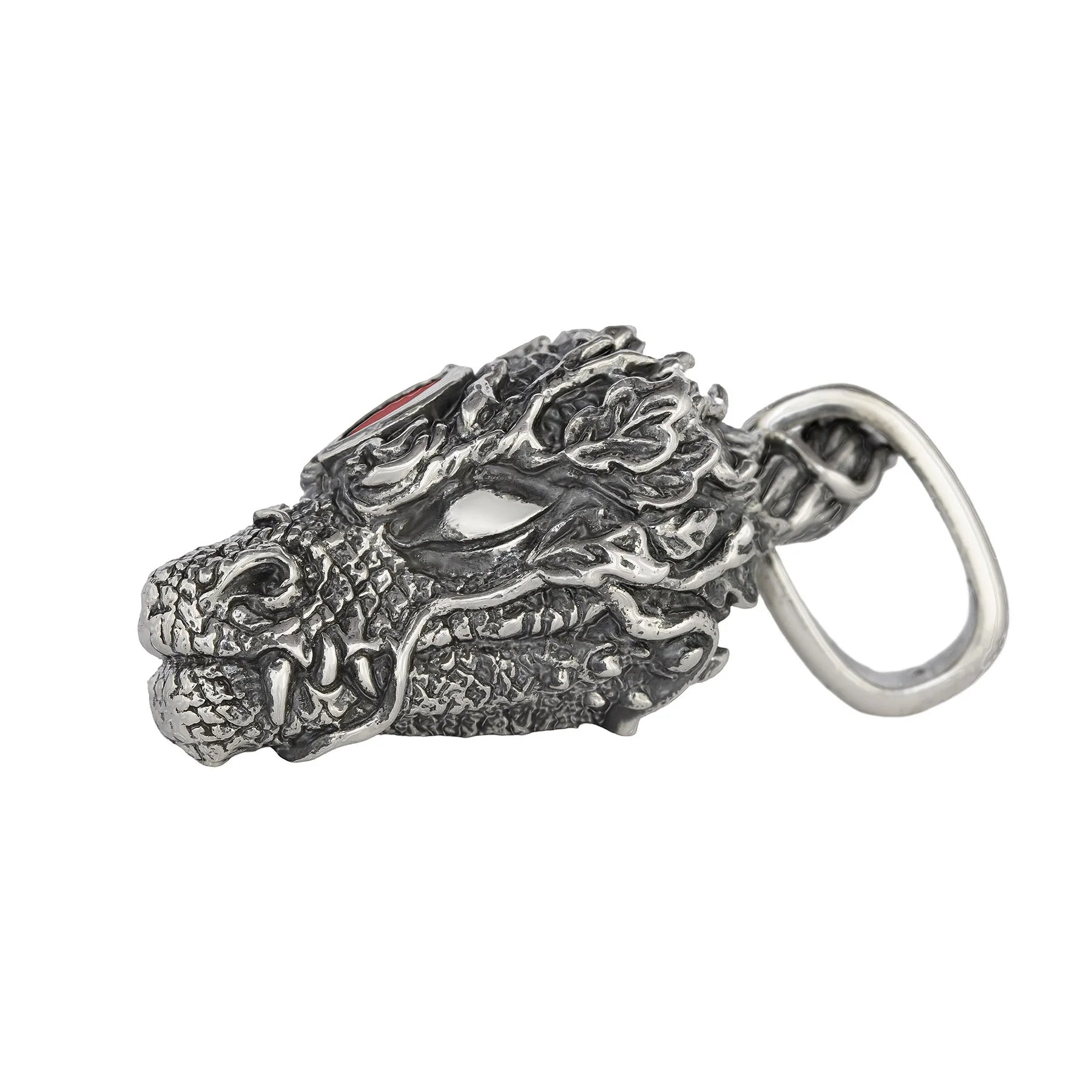 Elfbeads Crystalwood Dragon silver sterling-silver Medallion by The Alternative Bead. Your official Elfbeads Retailer from Germany