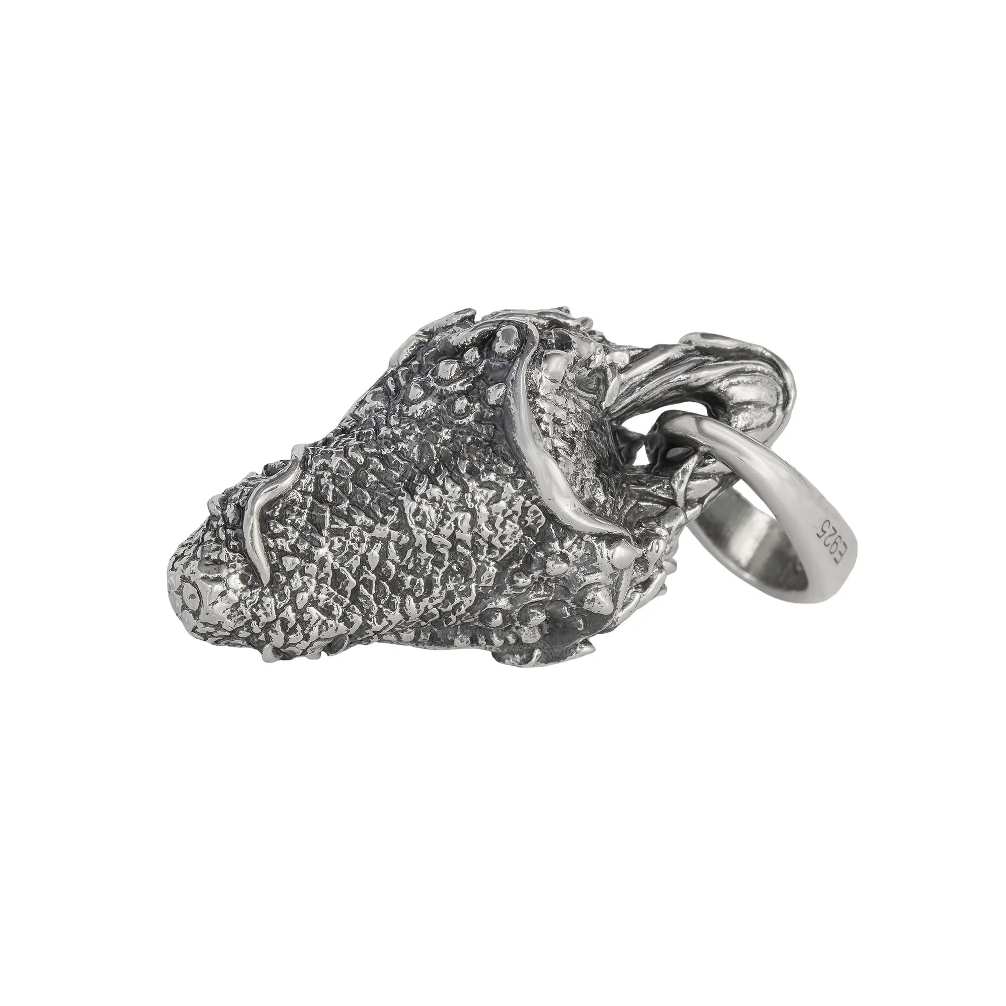 Elfbeads Crystalwood Dragon silver sterling-silver Medallion by The Alternative Bead. Your official Elfbeads Retailer from Germany