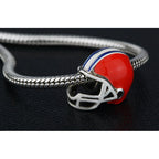 OHM Beads Football Helmet (Retired) (DG-1000)  sterling-silver Bead The Alternative Bead