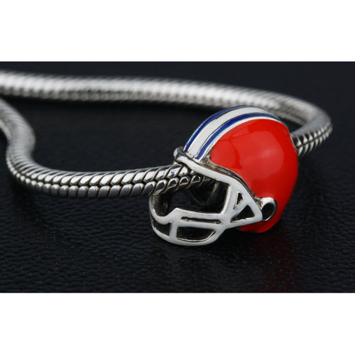  OHM Beads Football Helmet (Retired) Bead by The Alternative Bead 