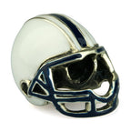 OHM Beads Football Helmet (Retired) (DG-1000)  sterling-silver Bead The Alternative Bead