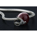 OHM Beads Football Helmet (Retired) (DG-1000)  sterling-silver Bead The Alternative Bead