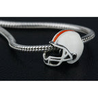 OHM Beads Football Helmet (Retired) (DG-1000)  sterling-silver Bead The Alternative Bead