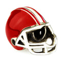 OHM Beads Football Helmet (Retired) (DG-1000)  sterling-silver Bead The Alternative Bead