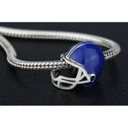 OHM Beads Football Helmet (Retired) (DG-1000)  sterling-silver Bead The Alternative Bead
