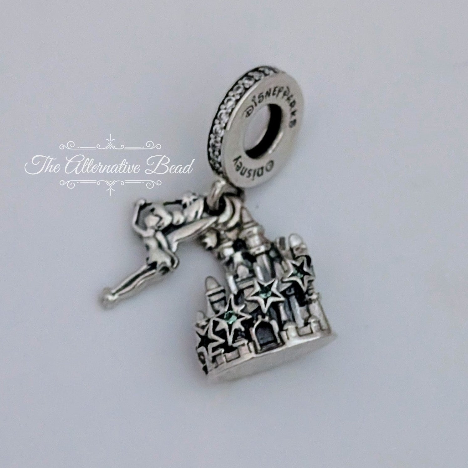 Disney x Pandora Tinker Bell Castle Dangle silver sterling-silver Dangle by The Alternative Bead. Your official Disney x Pandora Retailer from Germany