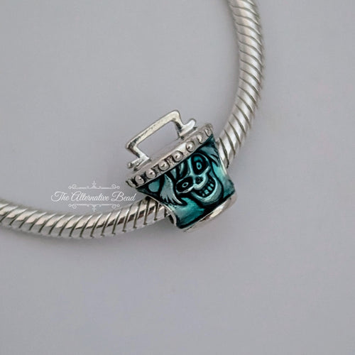 Disney x Pandora The Haunted Mansion Hatbox Ghost blue sterling-silver and enamel Bead by The Alternative Bead. Your official Disney x Pandora Retailer from Germany