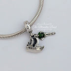 Disney x Pandora Peter Pan & The Jolly Roger Dangle silver and green sterling-silver and enamel Dangle by The Alternative Bead. Your official Disney x Pandora Retailer from Germany