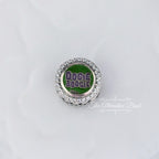 Disney x Pandora Oogie Boogie Engravable green and purple sterling-silver and enamel Bead by The Alternative Bead. Your official Disney x Pandora Retailer from Germany