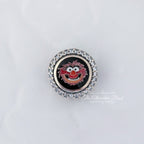 Disney x Pandora Animal Button Charm silver and red sterling-silver and enamel Bead by The Alternative Bead. Your official Disney x Pandora Retailer from Germany