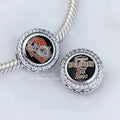 Disney x Pandora RunDisney 2024 Disneyland Halloween Half Marathon 5k Chip & Dale silver and orange sterling-silver and enamel Bead by The Alternative Bead. Your official Disney x Pandora Retailer from Germany