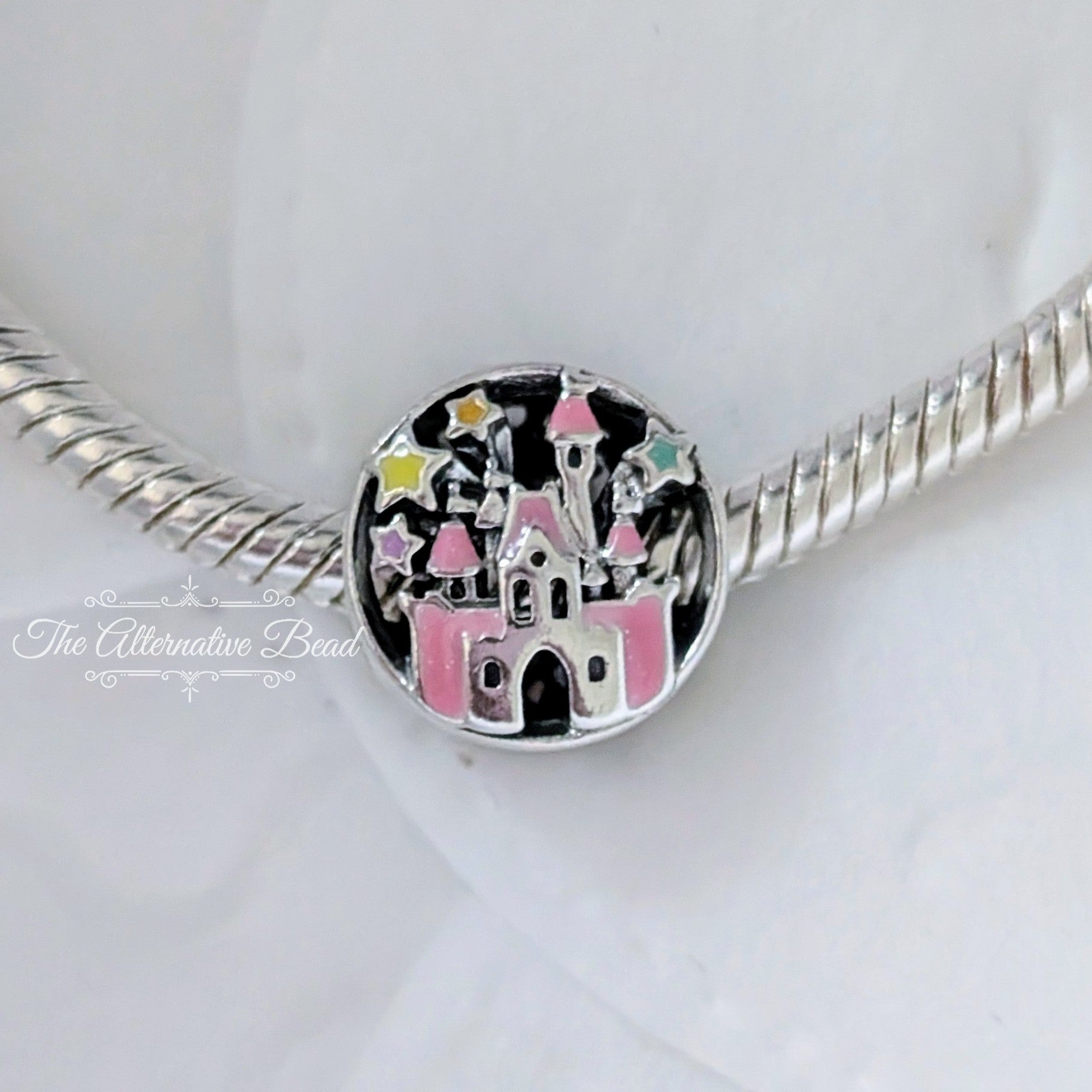 Disney x Pandora Disney Parks Happy Place silver sterling-silver and enamel Bead by The Alternative Bead. Your official Disney x Pandora Retailer from Germany