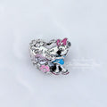 Disney x Pandora Minnie Mouse Best Mom Ever silver and pink and blue sterling-silver and enamel Bead by The Alternative Bead. Your official Disney x Pandora Retailer from Germany