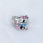 Disney x Pandora Minnie Mouse Best Mom Ever silver and pink and blue sterling-silver and enamel Bead by The Alternative Bead. Your official Disney x Pandora Retailer from Germany