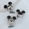 Disney x Pandora Mickey Mouse 2024 Charm black and silver sterling-silver and enamel Bead by The Alternative Bead. Your official Disney x Pandora Retailer from Germany