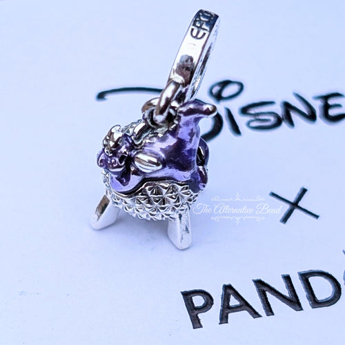 Disney x Pandora Figment Spaceship Earth Dangle silver and purple sterling-silver Dangle by The Alternative Bead. Your official Disney x Pandora Retailer from Germany