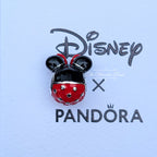 Disney x Pandora Minnie Mouse Icon red and black sterling-silver and enamel Bead by The Alternative Bead. Your official Disney x Pandora Retailer from Germany