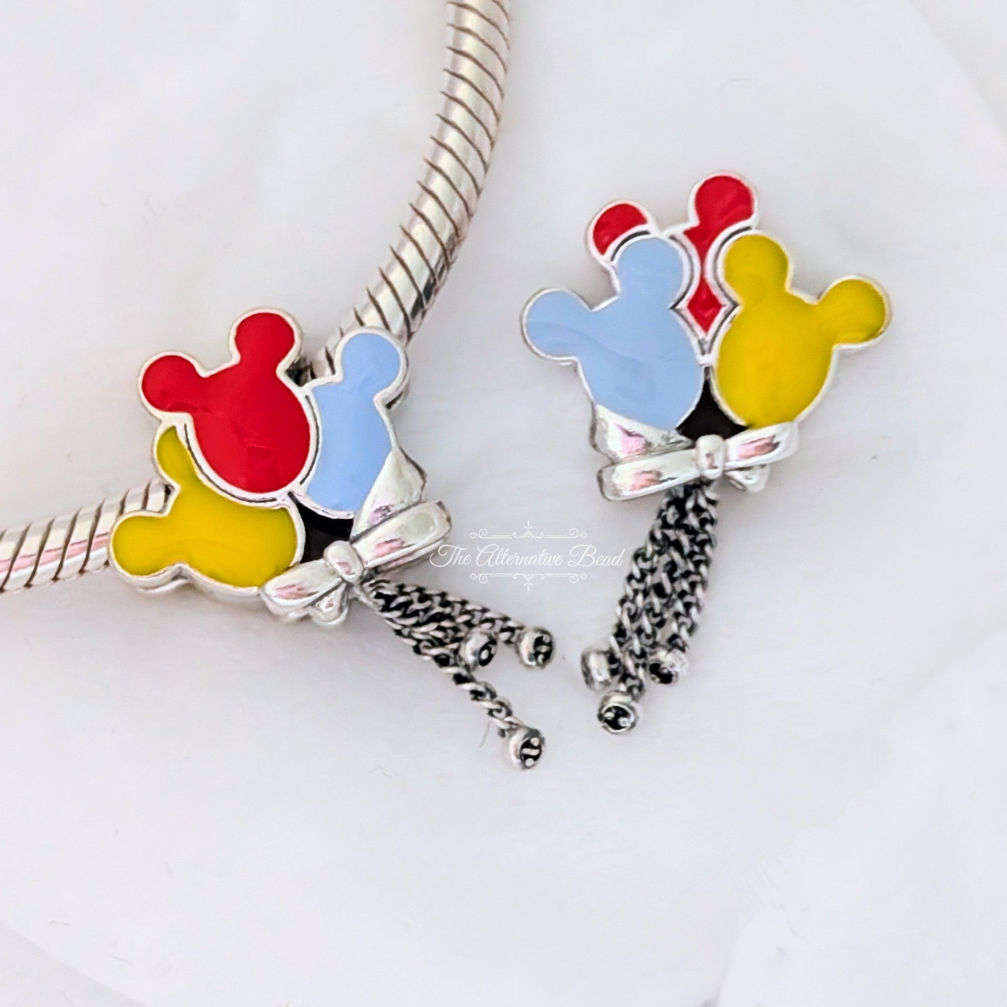 Disney x Pandora Mickey Mouse Balloons red and yellow and blue sterling-silver and enamel Bead by The Alternative Bead. Your official Disney x Pandora Retailer from Germany
