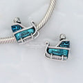 Disney x Pandora World of Frozen Anna & Elsa Sleigh blue sterling-silver and enamel Bead by The Alternative Bead. Your official Disney x Pandora Retailer from Germany