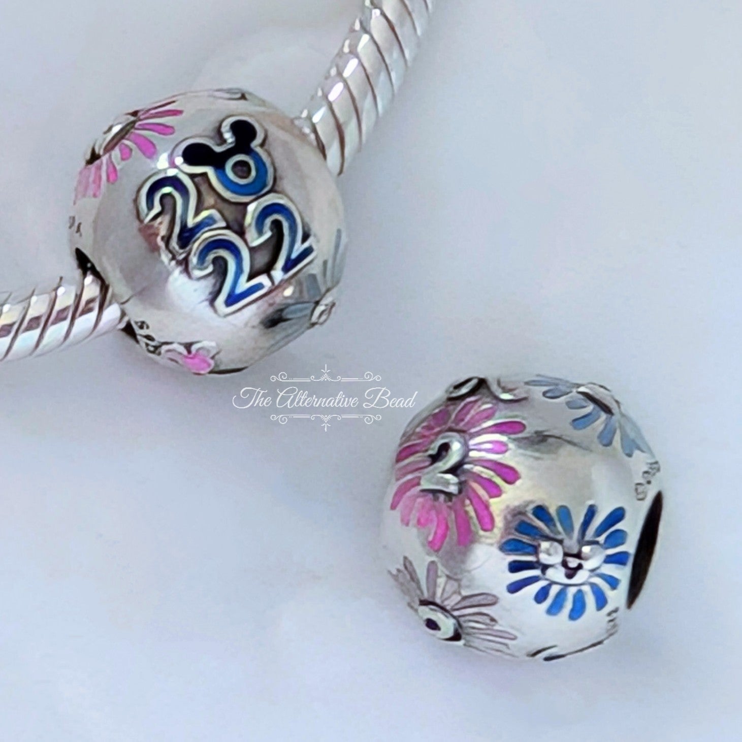 Disney x Pandora Disneyland Park Exclusive Fireworks 2022 silver sterling-silver Bead by The Alternative Bead. Your official Disney x Pandora Retailer from Germany