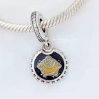 Disney x Pandora Wish Star Dangle black and silver sterling-silver and enamel Dangle by The Alternative Bead. Your official Disney x Pandora Retailer from Germany