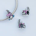 Disney x Pandora Alice and Cheshire Cat Charm silver and pink sterling-silver and enamel Bead by The Alternative Bead. Your official Disney x Pandora Retailer from Germany