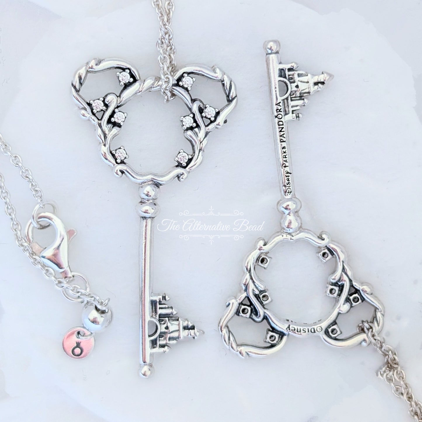 Mickey Mouse Castle Key Necklace