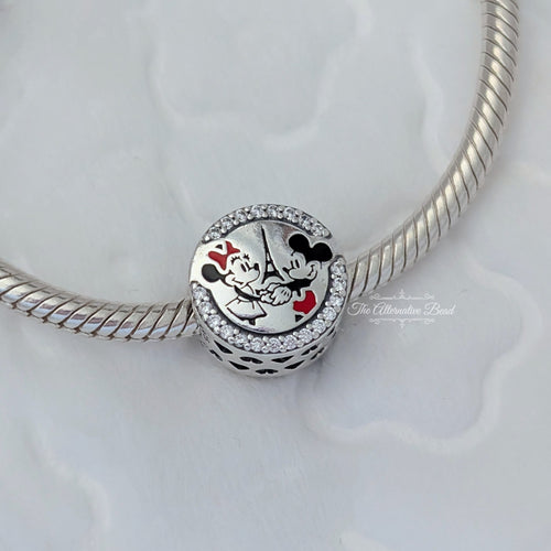 Disney x Pandora Mickey & Minnie Eiffel Tower silver sterling-silver and enamel Bead by The Alternative Bead. Your official Disney x Pandora Retailer from Germany