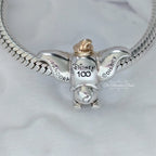 Disney x Pandora Disney 100th Anniversary Dumbo Lab-grown Diamond Charm (792748C01) silver and gold sterling-silver and gold Bead by The Alternative Bead. Your Jewelry Retailer from Germany
