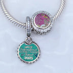 Disney x Pandora EPCOT Flower Garden Festival Set Alice in Wonderland 2025 silver and purple and green sterling-silver and enamel Collectors Set by The Alternative Bead. Your official Disney x Pandora Retailer from Germany