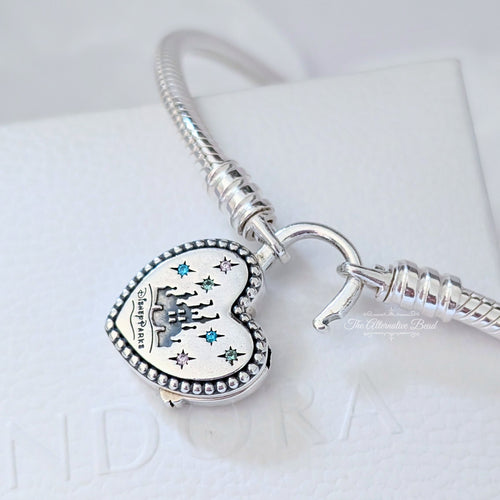Disney x Pandora Fantasyland Castle Heart Bracelet (597993PCZMX)) silver sterling-silver Bracelet by The Alternative Bead. Your Jewelry Retailer from Germany