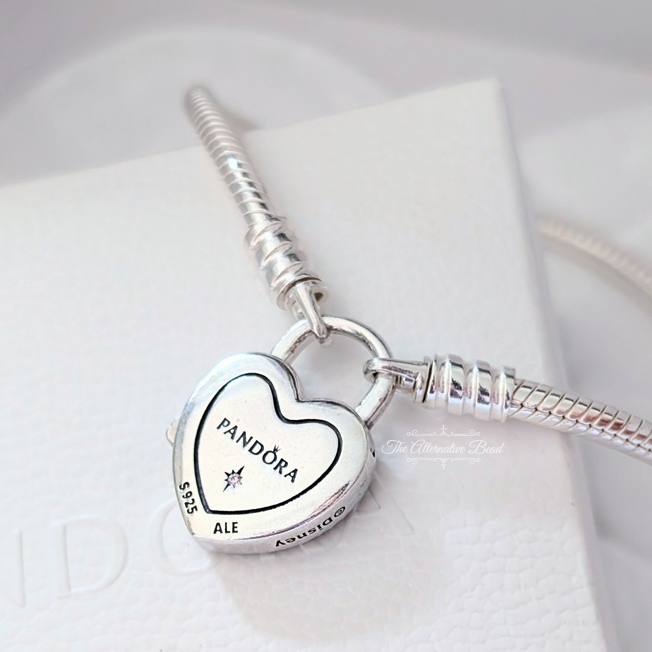 Disney x Pandora Fantasyland Castle Heart Bracelet (597993PCZMX)) silver sterling-silver Bracelet by The Alternative Bead. Your Jewelry Retailer from Germany