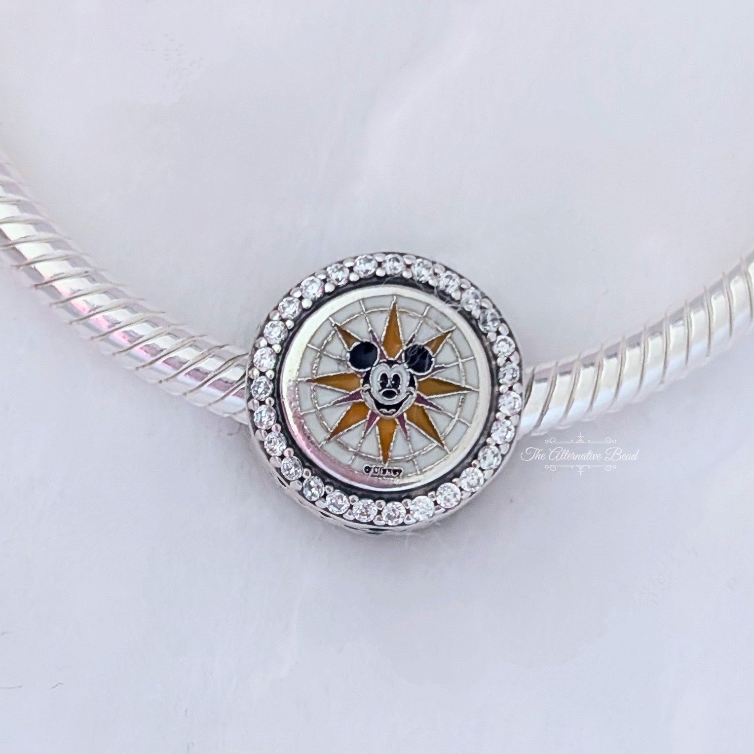 Disney x Pandora Mickey double sided Charm World of Color multicolor and silver sterling-silver and enamel Bead by The Alternative Bead. Your official Disney x Pandora Retailer from Germany