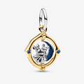 Disney x Pandora Disney Mickey and Minnie Moon Dangle (762955C01) silver and gold and blue sterling-silver and gold Dangle by The Alternative Bead. Your Jewelry Retailer from Germany