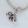 Disney x Pandora Stitch and The Hollywood Tower Hotel Dangle Charm silver and black and red sterling-silver Dangle by The Alternative Bead. Your official Disney x Pandora Retailer from Germany