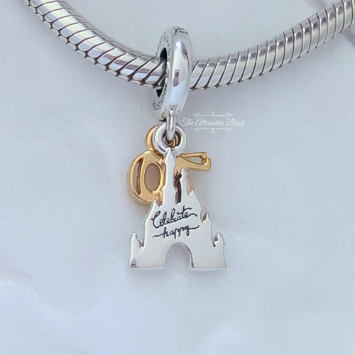 Disney x Pandora Disney Castle 70 Years Anniversary Charm Dangle silver and gold sterling-silver and gold-plated Dangle by The Alternative Bead. Your official Disney x Pandora Retailer from Germany