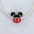 Disney x Pandora Mickey Mouse Icon red and black sterling-silver and enamel Bead by The Alternative Bead. Your official Disney x Pandora Retailer from Germany